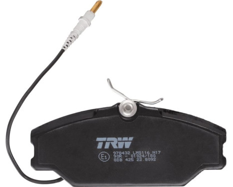 Brake Pad Set, disc brake GDB425 TRW, Image 4