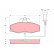 Brake Pad Set, disc brake GDB440 TRW, Thumbnail 2
