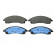 Brake Pad Set, disc brake GDB4451 TRW