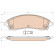 Brake Pad Set, disc brake GDB4451 TRW, Thumbnail 2
