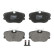 Brake Pad Set, disc brake GDB460 TRW