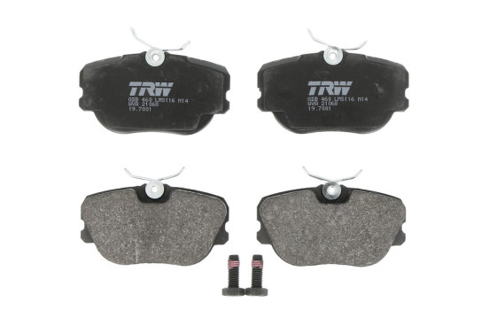 Brake Pad Set, disc brake GDB460 TRW