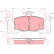 Brake Pad Set, disc brake GDB464 TRW
