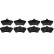 Brake pad set, disc brake GDB5081 TRW, Thumbnail 2