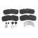 Brake Pad Set, disc brake GDB5121 TRW