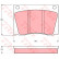 Brake Pad Set, disc brake GDB531 TRW