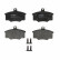 Brake Pad Set, disc brake GDB628 TRW