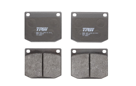 Brake Pad Set, disc brake GDB637 TRW