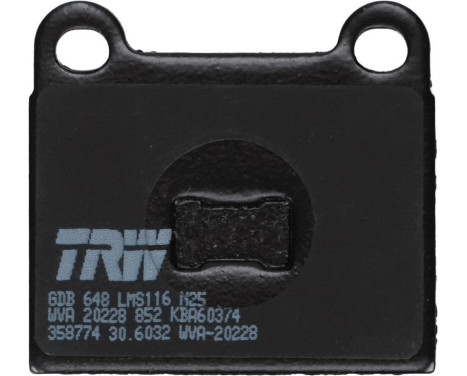 Brake Pad Set, disc brake GDB648 TRW, Image 4