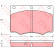 Brake Pad Set, disc brake GDB674 TRW