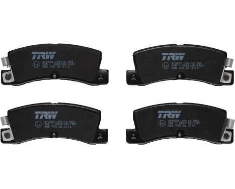 Brake Pad Set, disc brake GDB730 TRW, Image 2