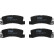 Brake Pad Set, disc brake GDB730 TRW, Thumbnail 2