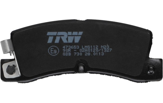 Brake Pad Set, disc brake GDB730 TRW, Image 4