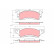 Brake Pad Set, disc brake GDB742 TRW, Thumbnail 2