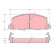 Brake Pad Set, disc brake GDB749 TRW, Thumbnail 2