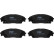Brake Pad Set, disc brake GDB763 TRW, Thumbnail 2