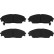 Brake Pad Set, disc brake GDB763 TRW, Thumbnail 3