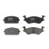Brake Pad Set, disc brake GDB769 TRW