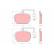 Brake Pad Set, disc brake GDB783 TRW, Thumbnail 2