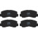 Brake Pad Set, disc brake GDB785 TRW, Thumbnail 2