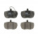 Brake Pad Set, disc brake GDB789 TRW