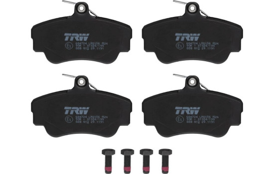 Brake Pad Set, disc brake GDB812 TRW, Image 2