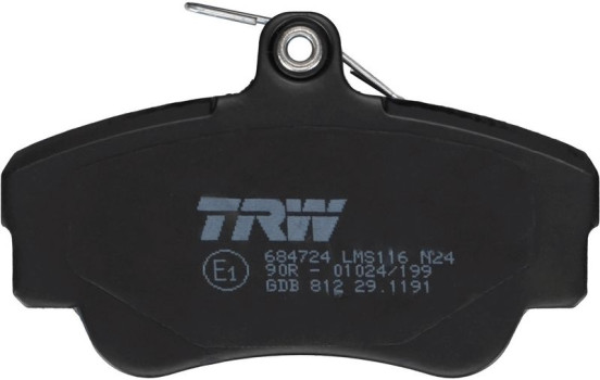 Brake Pad Set, disc brake GDB812 TRW, Image 4