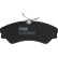 Brake Pad Set, disc brake GDB862 TRW, Thumbnail 4