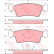 Brake Pad Set, disc brake GDB867 TRW