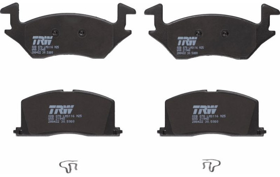 Brake Pad Set, disc brake GDB878 TRW, Image 2