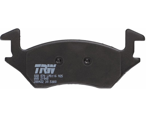 Brake Pad Set, disc brake GDB878 TRW, Image 4