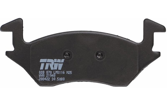 Brake Pad Set, disc brake GDB878 TRW, Image 4