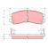 Brake Pad Set, disc brake GDB882 TRW, Thumbnail 2