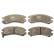 Brake Pad Set, disc brake GDB882 TRW, Thumbnail 3