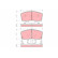 Brake Pad Set, disc brake GDB886 TRW, Thumbnail 2