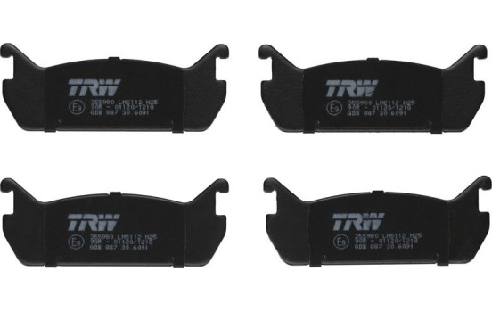 Brake Pad Set, disc brake GDB887 TRW, Image 2