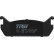 Brake Pad Set, disc brake GDB887 TRW, Thumbnail 4