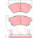 Brake Pad Set, disc brake GDB899 TRW