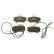 Brake Pad Set, disc brake GDB900 TRW, Thumbnail 3