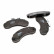 Brake Pad Set, disc brake GDB950 TRW