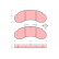 Brake Pad Set, disc brake GDB950 TRW, Thumbnail 2