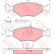 Brake Pad Set, disc brake GDB960 TRW