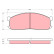 Brake Pad Set, disc brake GDB983 TRW, Thumbnail 2