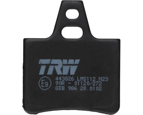 Brake Pad Set, disc brake GDB986 TRW, Image 4