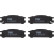 Brake Pad Set, disc brake GDB990 TRW, Thumbnail 2