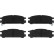 Brake Pad Set, disc brake GDB990 TRW, Thumbnail 3