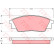 Brake Pad Set, disc brake GDB991 TRW