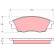 Brake Pad Set, disc brake GDB991 TRW, Thumbnail 2
