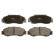 Brake Pad Set, disc brake GDB995 TRW, Thumbnail 3