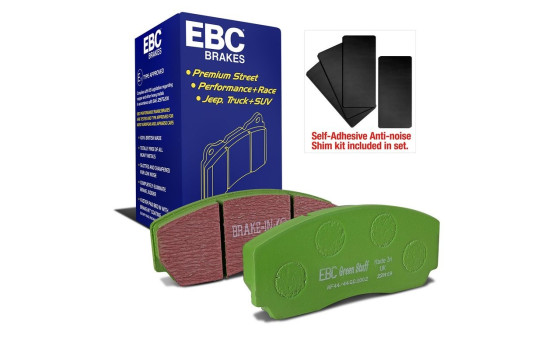 Brake Pad Set, disc brake Greenstuff DP2002 EBC, Image 6